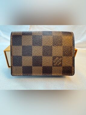 Louis Vuitton Damier Ebene Card Holder Wallet